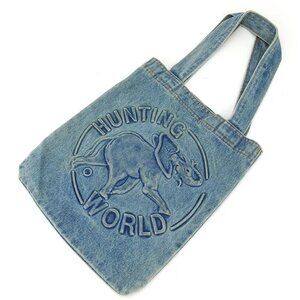 HUNTING WORLD Tote Bags Denim denim canvas Authentic